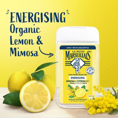 Le Petit Marseillais Extra Gentle Shower Gel Mimosa &amp; Bio Lemon Tusfürdő 250 ml