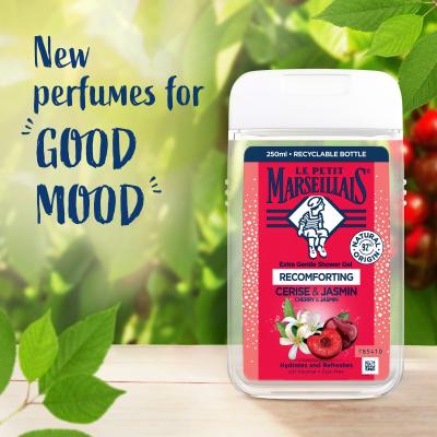 Le Petit Marseillais Extra Gentle Shower Gel Cherry &amp; Jasmin Tusfürdő 250 ml