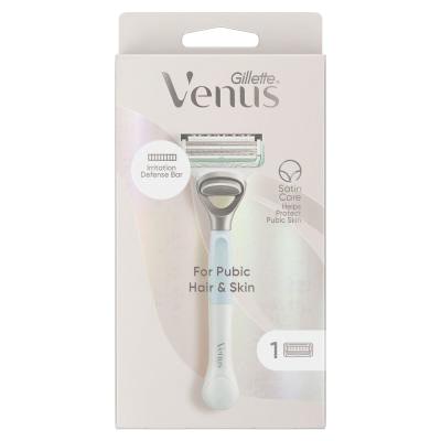 Gillette Venus Satin Care For Pubic Hair &amp; Skin Borotva nőknek 1 db