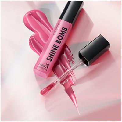 Catrice Shine Bomb Lip Lacquer Rúzs nőknek 3 ml Változat 060 Pinky Promise