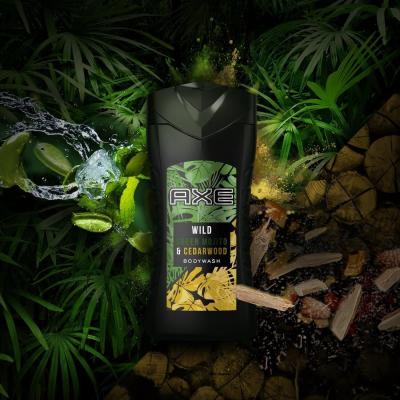 Axe Wild Mojito &amp; Cedarwood Tusfürdő férfiaknak 400 ml