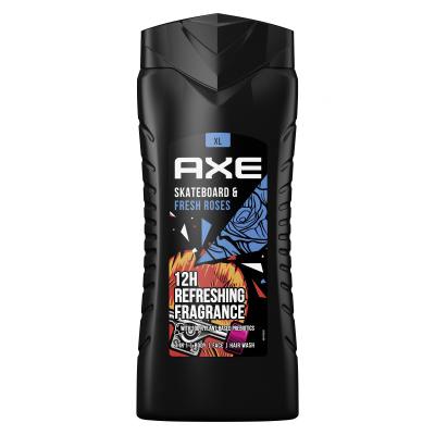 Axe Skateboard &amp; Fresh Roses Scent Tusfürdő férfiaknak 400 ml