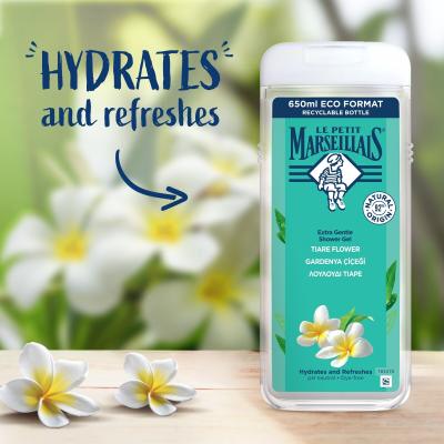 Le Petit Marseillais Extra Gentle Shower Gel Tiaré Flower Tusfürdő 650 ml