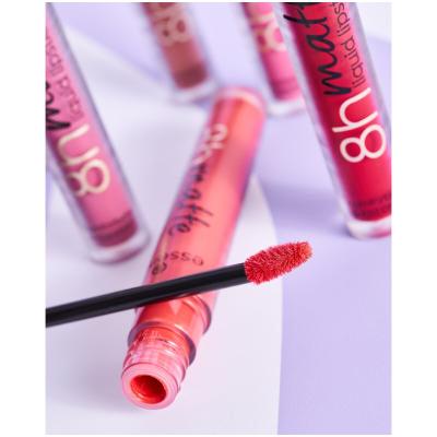 Essence 8h Matte Liquid Lipstick Rúzs nőknek 2,5 ml Változat 09 Fiery Red