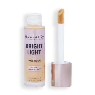 Makeup Revolution London Bright Light Face Glow Alapozó nőknek 23 ml Változat Lustre Medium Light