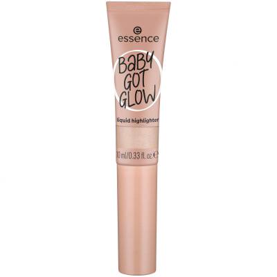 Essence Baby Got Glow Liquid Highlighter Highlighter nőknek 10 ml Változat 10 Sassy In Silk