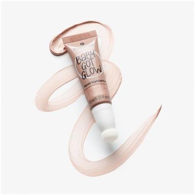 Essence Baby Got Glow Liquid Highlighter Highlighter nőknek 10 ml Változat 10 Sassy In Silk