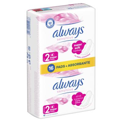 Always Sensitive Super Plus Egészségügyi betét nőknek Szett