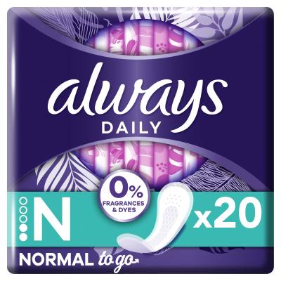 Always Daily Normal To Go Tanga egészségügyi betét nőknek Szett