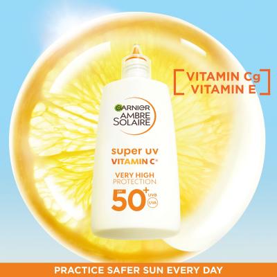 Garnier Ambre Solaire Super UV Vitamin C SPF50+ Fényvédő készítmény arcra 40 ml