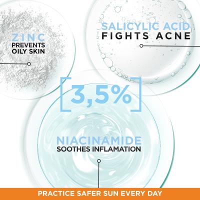 Garnier Ambre Solaire Super UV Niacinamide SPF50+ Fényvédő készítmény arcra 40 ml