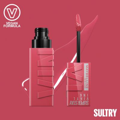 Maybelline Superstay Vinyl Ink Liquid Rúzs nőknek 4,2 ml Változat 160 Sultry