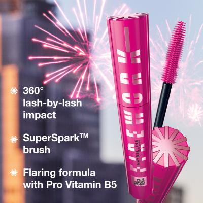 Maybelline Lash Sensational Firework Szempillaspirál nőknek 10 ml Változat Black