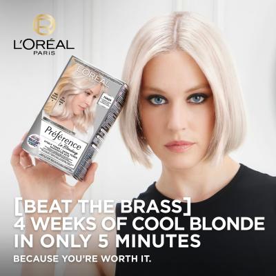 L&#039;Oréal Paris Préférence Le Blonding Toner Hajfesték nőknek 60 ml Változat Platinum Ice