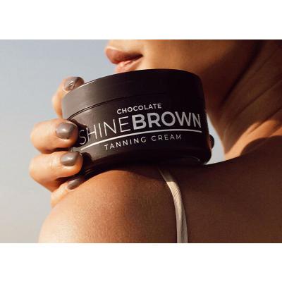 Byrokko Shine Brown Chocolate Tanning Cream Fényvédő készítmény testre nőknek 200 ml