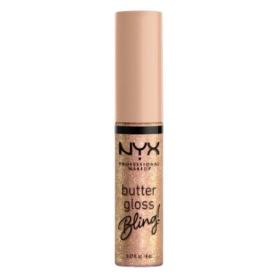 NYX Professional Makeup Butter Gloss Bling Szájfény nőknek 8 ml Változat 01 Bring The Bling