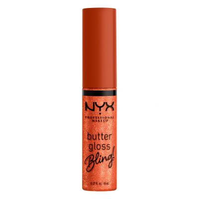 NYX Professional Makeup Butter Gloss Bling Szájfény nőknek 8 ml Változat 06 Shimmer Down