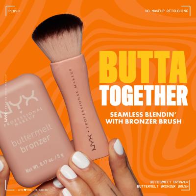 NYX Professional Makeup Buttermelt Bronzer Bronzosító nőknek 5 g Változat 01 Butta Cup