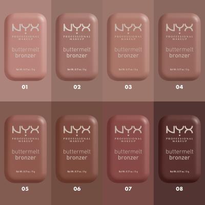 NYX Professional Makeup Buttermelt Bronzer Bronzosító nőknek 5 g Változat 03 Deserve Butta