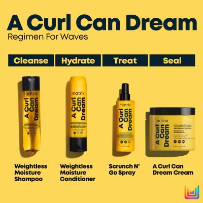 Matrix A Curl Can Dream Scrunch N&#039; Go Defining Spray Öblítést nem igénylő hajápoló nőknek 250 ml