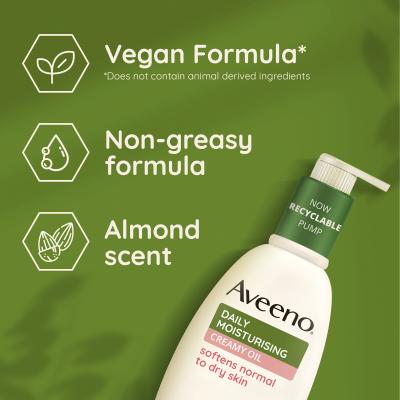 Aveeno Daily Moisturising Creamy Oil Testápoló krém 300 ml