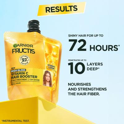 Garnier Fructis Vitamin C Hair Booster Hajpakolás nőknek 60 ml