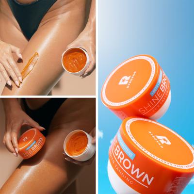 Byrokko Shine Brown Beta Carotene Tanning Maximiser Fényvédő készítmény testre nőknek 200 ml