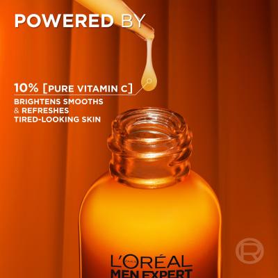 L&#039;Oréal Paris Men Expert Hydra Energetic Vitamin C Shot Serum Arcszérum férfiaknak 30 ml