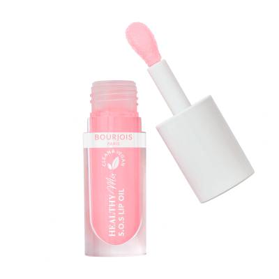 BOURJOIS Paris Healthy Mix Clean &amp; Vegan S.O.S Lip Oil Ajakolaj nőknek 4,5 ml Változat 1 Douceur De Rose