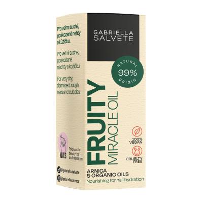 Gabriella Salvete Natural Nail Care Fruity Miracle Oil Körömápolás nőknek 11 ml