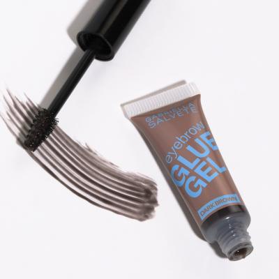 Gabriella Salvete Denim Story Brow Style Eyebrow Glue Gel Szemöldökspirál nőknek 6 ml Változat Dark Brown