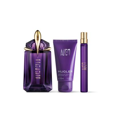 Mugler Alien Ajándékcsomagok eau de parfum 60 ml + testápoló tej 50 ml + eau de parfum 10 ml