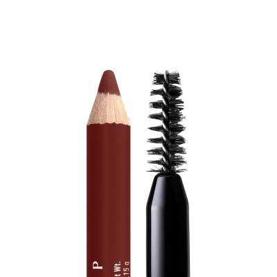 NYX Professional Makeup Powder Louder Brow Pencil Szemöldökceruza nőknek 1,15 g Változat 04 Black Cherry