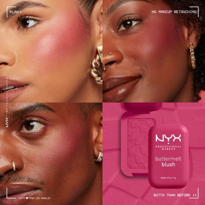 NYX Professional Makeup Buttermelt Blush Pirosító nőknek 5 g Változat 11 Butta Than Before