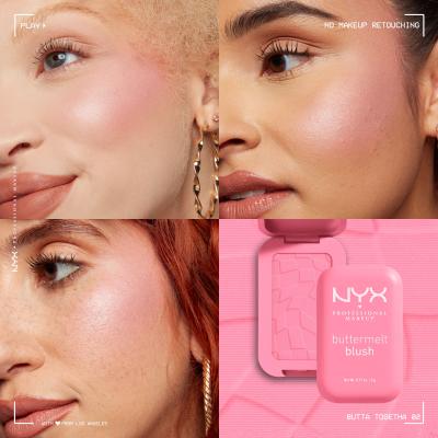 NYX Professional Makeup Buttermelt Blush Pirosító nőknek 5 g Változat 02 Butta Together