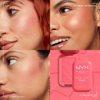 NYX Professional Makeup Buttermelt Blush Pirosító nőknek 5 g Változat 04 You Know Butta