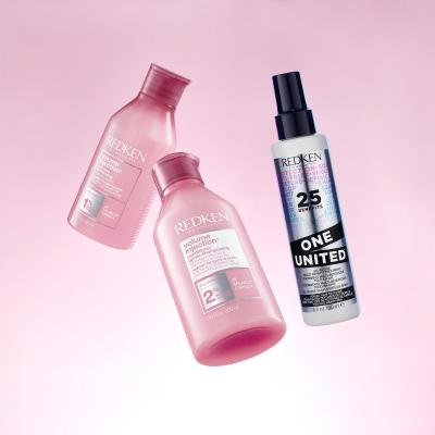 Redken Volume Injection Dream Big Ajándékcsomagok Volume Injection sampon 300 ml + Volume Injection hajkondicionáló 300 ml + One United All-In-One Multi-Benefit Treatment hajápoló 150 ml