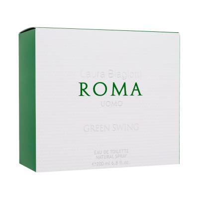 Laura Biagiotti Roma Uomo Green Swing Eau de Toilette férfiaknak 200 ml