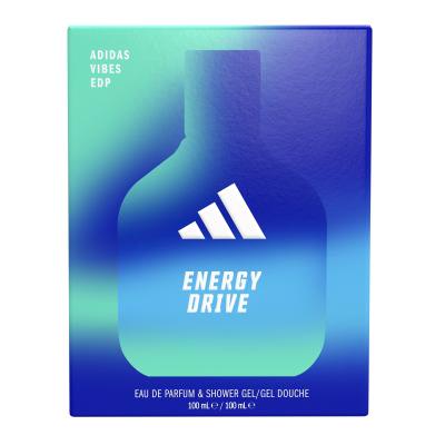 Adidas Vibes Energy Drive Ajándékcsomagok eau de parfum 100 ml + tusfürdő 100 ml