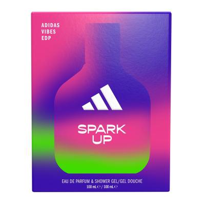 Adidas Vibes Spark Up Ajándékcsomagok eau de parfum 100 ml + tusfürdő 100 ml