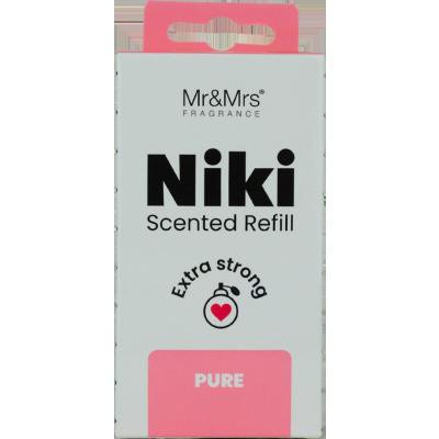 Mr&amp;Mrs Fragrance Niki Refill Pure Autóillatosító Refill 1 db