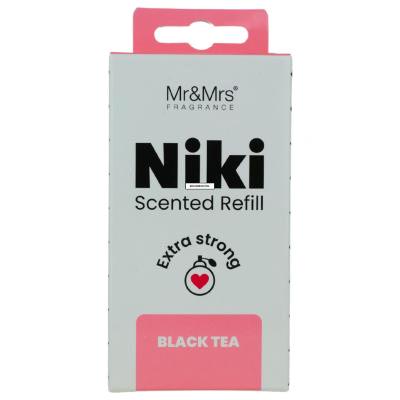 Mr&amp;Mrs Fragrance Niki Refill Black Tea Autóillatosító Refill 1 db