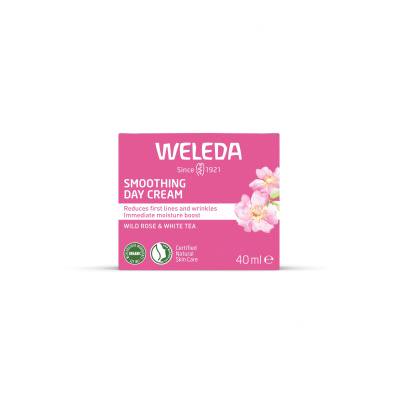 Weleda Wild Rose &amp; White Tea Smoothing Day Cream Nappali arckrém nőknek 40 ml