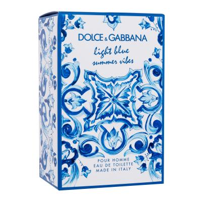 Dolce&amp;Gabbana Light Blue Summer Vibes Eau de Toilette férfiaknak 125 ml