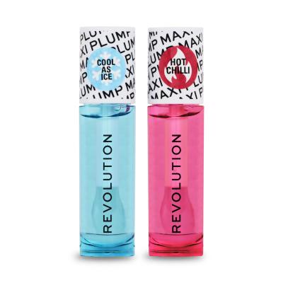 Makeup Revolution London Maxi Plump Lip Duo Ajándékcsomagok Maxi Plump Pout Bomb Cool As Ice szájfény 6 ml + Maxi Plump Pout Bomb Hot As Chilli szájfény 6 ml