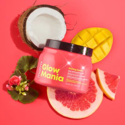 Matrix Glow Mania Glazing Queen Mask Hajpakolás nőknek 500 ml