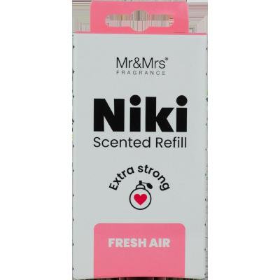 Mr&amp;Mrs Fragrance Niki Refill Fresh Air Autóillatosító Refill 1 db