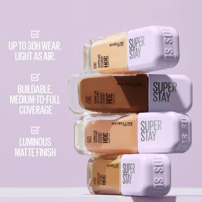 Maybelline Super Stay Lumi-Matte Foundation Alapozó nőknek 35 ml Változat 126