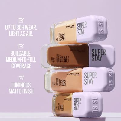 Maybelline Super Stay Lumi-Matte Foundation Alapozó nőknek 35 ml Változat 128