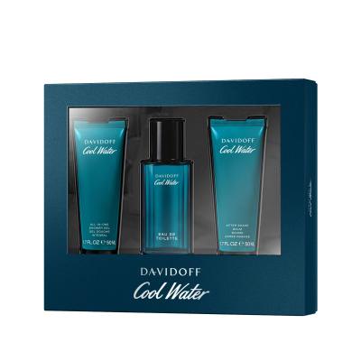 Davidoff Cool Water SET1 Ajándékcsomagok Eau de Toilette 40 ml + tusfürdő 50 ml + borotválkozás utáni balzsam 50 ml